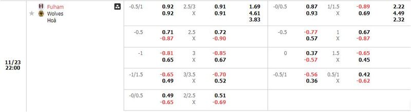 Fulham vs Wolves